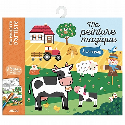 My Activity Pouch: Ζωγραφική με Πινέλο & Νερό - H μαγική φάρμα - Auzou