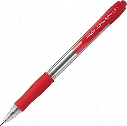 Στυλό Κόκκινο (F/0.7mm) - Pilot Super Grip 