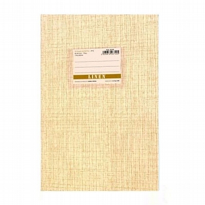 Τετράδιο Ριγέ Β5 - Linen Ζαχαρί (50Φ./70gr) - A&G