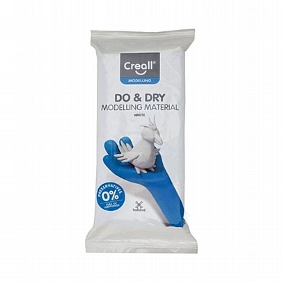 Πηλός λευκός (500gr) - Creall Do & Dry
