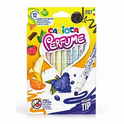 Μαρκαδόροι 12 αρωματικά χρώματα - Carioca Perfume 