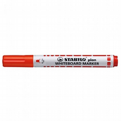 Μαρκαδόρος ασπροπίνακα επαναγεμιζόμενος - Κόκκινος (2.5-3.5mm) - Stabilo Plan
