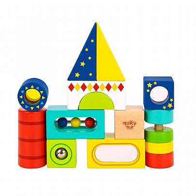 Ξύλινα τουβλάκια δραστηριοτήτων - Tooky Toy
