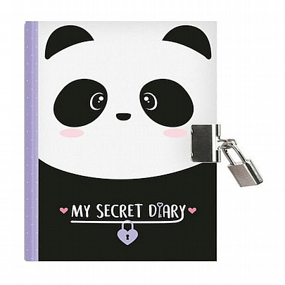 Σημειωματάριο με κλειδί - Panda - Legami