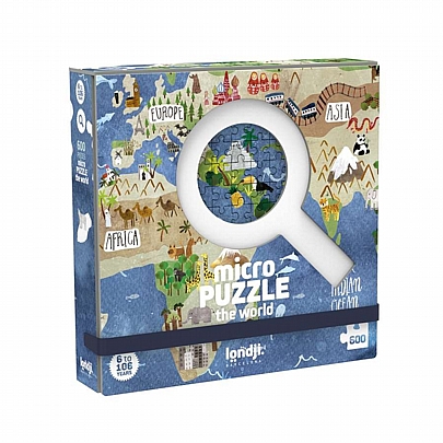 Micropuzzle - Ανακαλύψτε τον κόσμο (600κ) - Londji