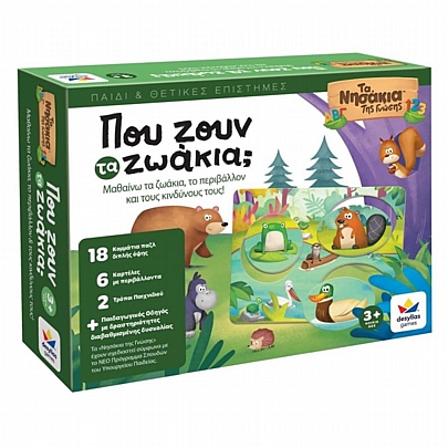 Τα νησάκια της γνώσης: Που ζούνε τα ζωάκια - Δεσύλλας