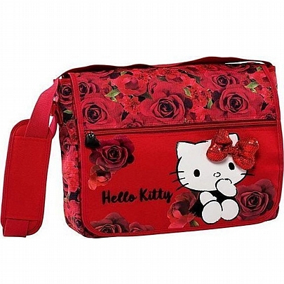 Τσάντα ταχυδρόμου - Hello Kitty red roses - Graffiti