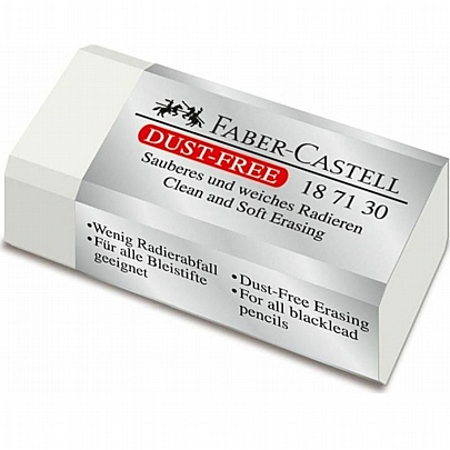 Σβήστρα mini - Λευκή - Faber-Castell Dust-Free