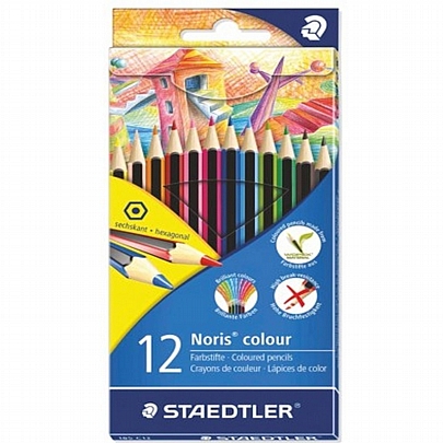 Ξυλομπογιές 12 χρωμάτων - Staedtler Noris
