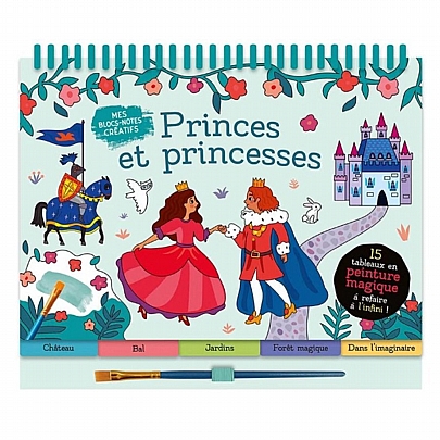 Ζωγραφίζω με πινέλο & νερό - Πρίγκιπες & Πριγκίπισσες - Auzou