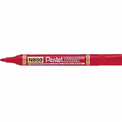 Κόκκινος μαρκαδόρος ανεξίτηλος (1-3mm) - Pentel