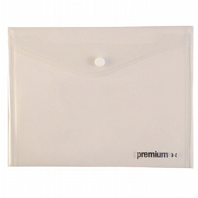Φάκελος με κουμπί Premium - Διάφανος (Α4) - A&G