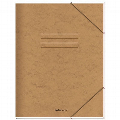 Χάρτινος φάκελος με λάστιχο - Ταμπά (25x35) - Salkopaper