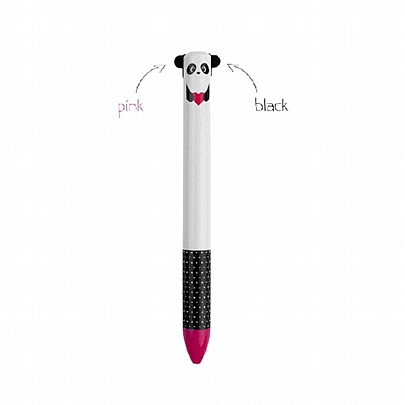 Στυλό δύο χρωμάτων - Panda - Legami