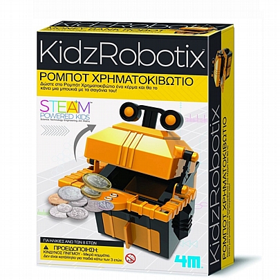 Kidz Robotix: Κατασκευή Ρομπότ Χρηματοκιβώτιο - 4M
