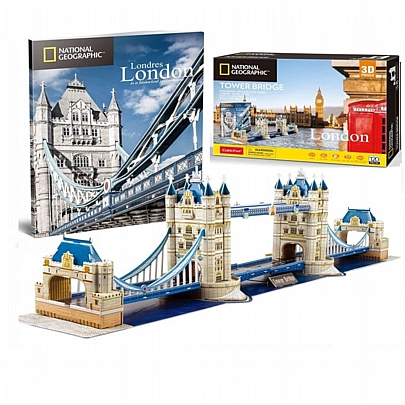 Παζλ 3D - Tower Bridge London (120κ) National Geographic - CubicFun