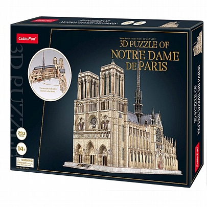 Παζλ 3D - Notre Dame De Paris (293κ) - CubicFun