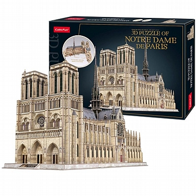Παζλ 3D - Notre Dame De Paris (293κ) - CubicFun