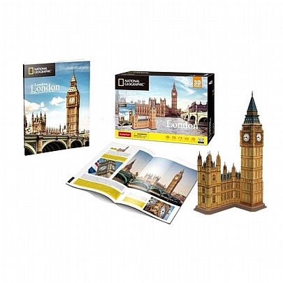 Παζλ 3D - Big Ben London (94κ) National Geographic - CubicFun