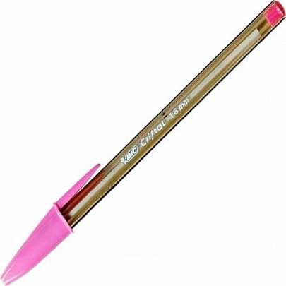 Στυλό Ροζ - Cristal (1.6mm) - Bic
