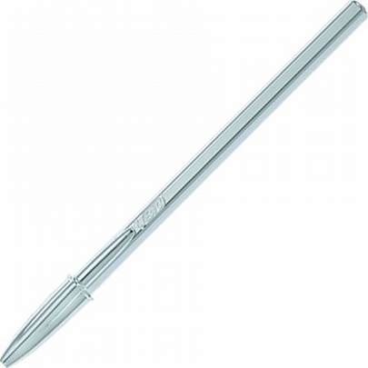 Στυλό Μαύρο - Ασημένιο στέλεχος (1.2mm) - Bic