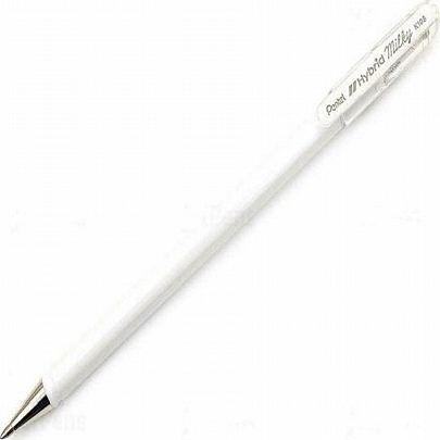 Στυλό Pastel - Άσπρο (0.8mm) - Pentel
