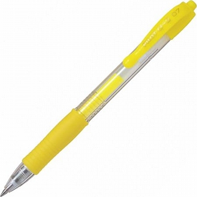 Στυλό Gel - Κίτρινο (0.7mm) - Pilot G-2