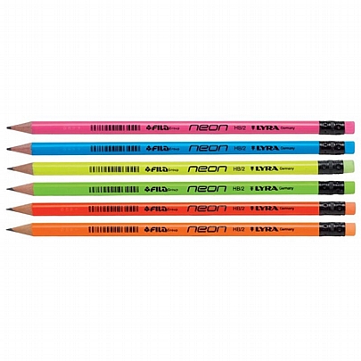 Μολύβι με σβήστρα (HB) - Lyra Neon