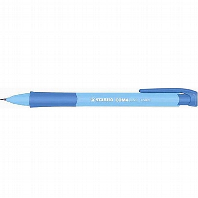 Μηχανικό μολύβι γαλάζιο - Com4 (0.5mm) - Stabilo