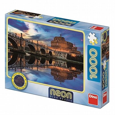 Παζλ Neon - Κάστρο Ρώμης (1000κ) - Dino