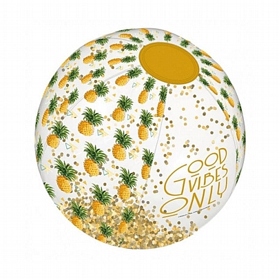 Φουσκωτή μπάλα θαλάσσης - Pineapple Glitter (Ø 40εκ.) - Legami