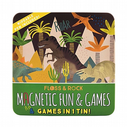 Μαγνητικά παιχνίδια - Δεινόσαυροι (4 σε 1) - Floss & Rock