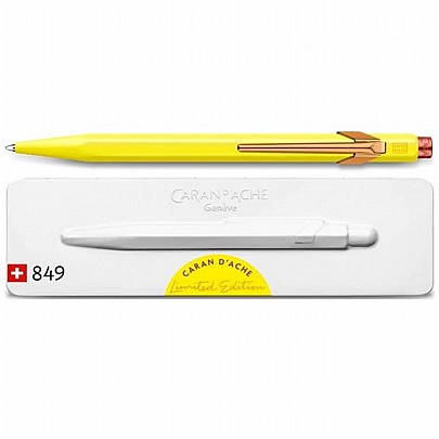 Στυλό πολυτελείας με θήκη - Canary Yellow - Caran d'Ache Limited Edition
