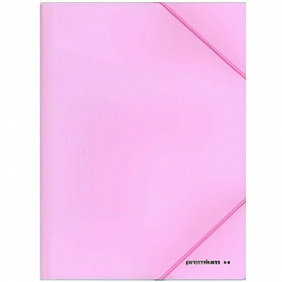 Πλαστικός φάκελος με λάστιχο - Ροζ (Α4) - A&G