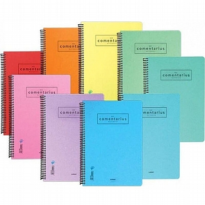 Τετράδιο σπιράλ B5 - 3 θέματα Comentarius (90Φ.) - A&G