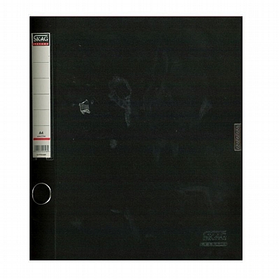 Πλαστικός φάκελος με κούμπωμα Velcro - Μαύρος (3,7cm) - Skag