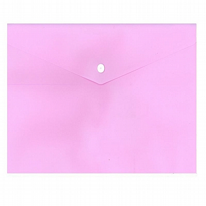 Φάκελος με κουμπί - Premium Pastel Ροζ (Α4) - A&G