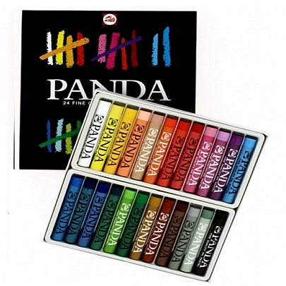 Λαδοπαστέλ 24 χρωμάτων - Panda