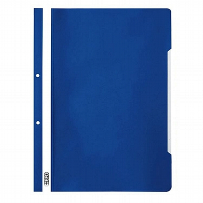 Ντοσιέ με έλασμα PP με Οπές Αρχειοθέτησης - Μπλε (24.5x31) - +Efo