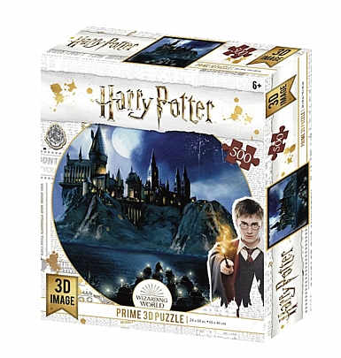 Παζλ 3D κινούμενη εικόνα - Harry Potter Hogwarts Castle (500κ)