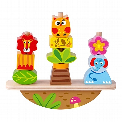 Ξύλινο παιχνίδι ισορροπίας - Ζωάκια - Tooky Toy