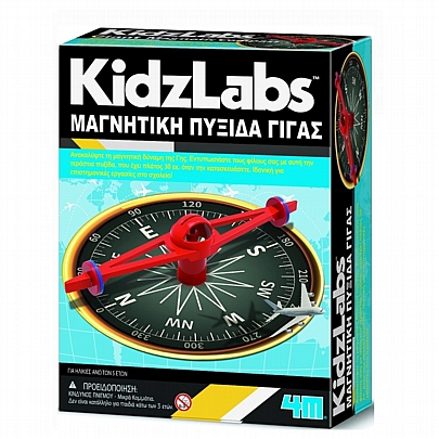 Kidz Labs: Κατασκευή Μαγνητική Πυξίδα Γίγας - 4M