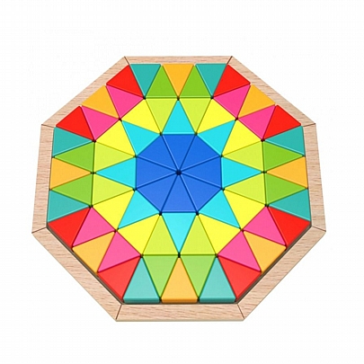 Ξύλινο οκτάγωνο/ Παζλ δραστηριοτήτων - Tooky Toy