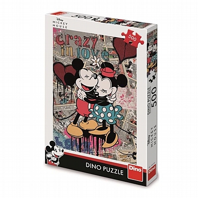 Παζλ - Mickey & Minnie Mouse Retro (500κ) - Dino