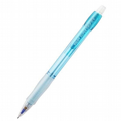 Μηχανικό μολύβι με γόμα Γαλάζιο - Super Grip (0.5mm) - Pilot