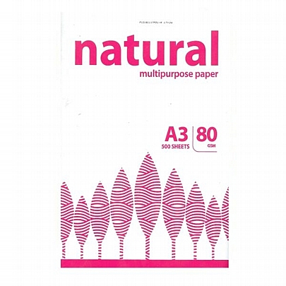 Χαρτί Α3-80gr/m² - Λευκό (500φ) - Natural