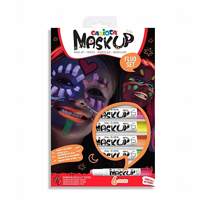 Face painting (6 Χρώματα) - Carioca Mask up Fluo
