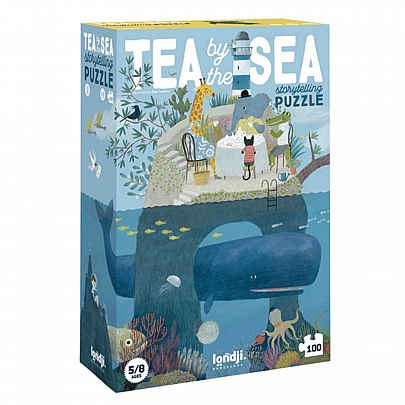Παζλ για Επινόηση ιστοριών - Τσάι Δίπλα στη Θάλασσα (100κ) - Londji