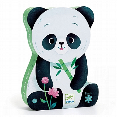Παζλ σε Σχηματικό Κουτί - Leo το Panda (24κ) - Djeco