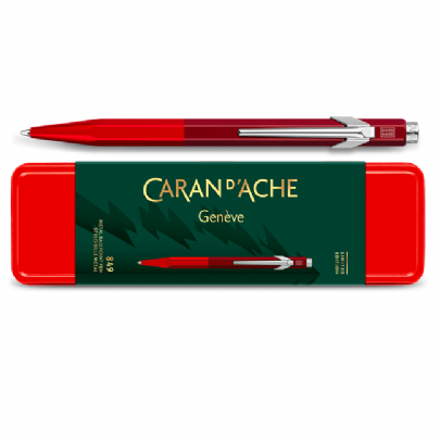 Στυλό πολυτελείας με θήκη (Wonder Forest Red) - Caran d'Ache